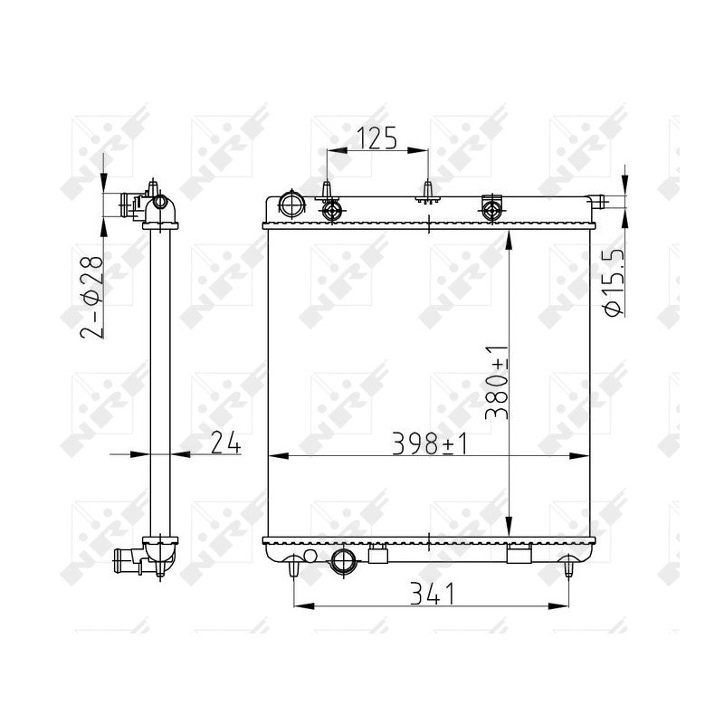 Radiator apa NRF 50429A