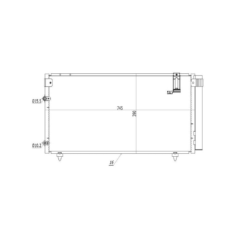 Radiator clima MTR 13054863