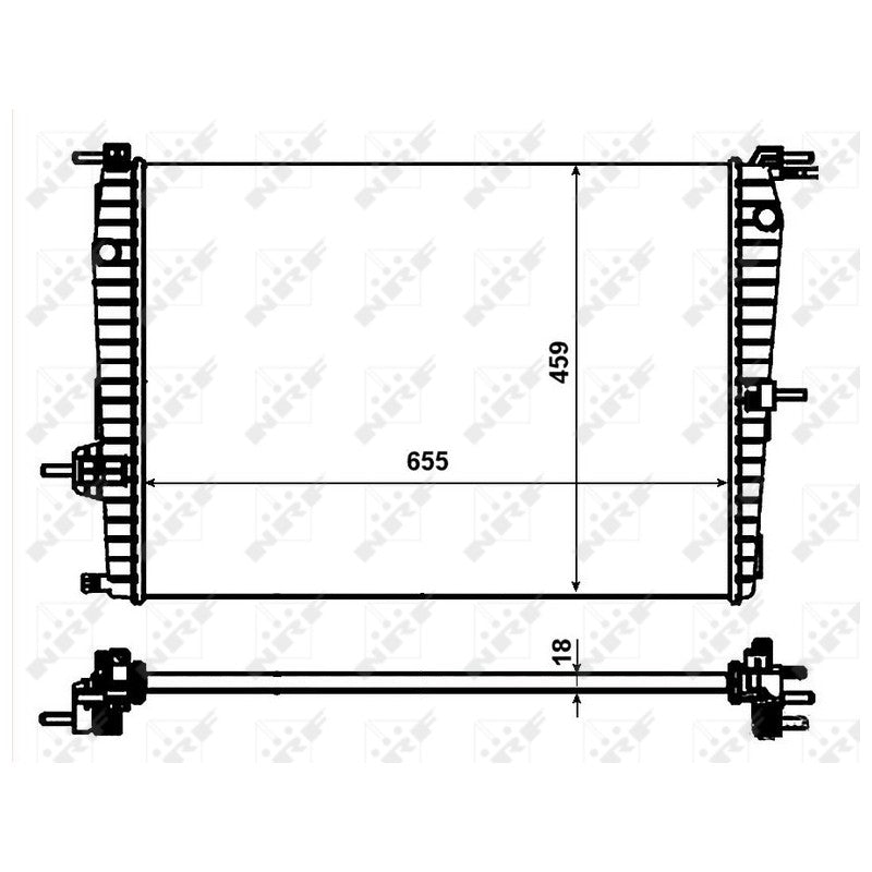 Radiator apa NRF 53011