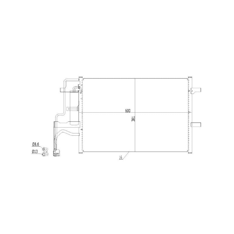 Radiator clima MTR 13054465