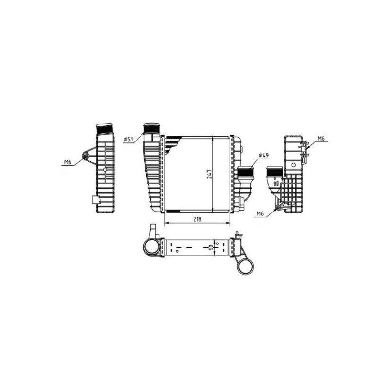 Intercooler MTR 13054898