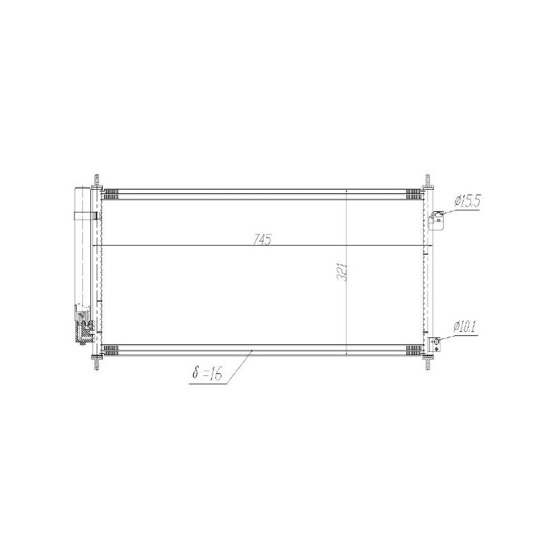 Radiator clima MTR 13054636