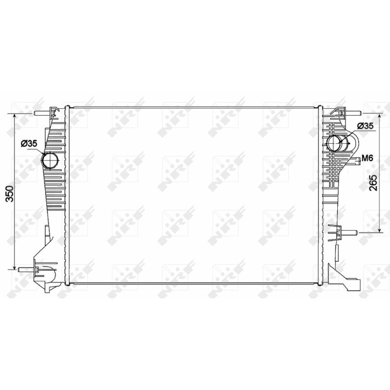 Radiator apa NRF 53136