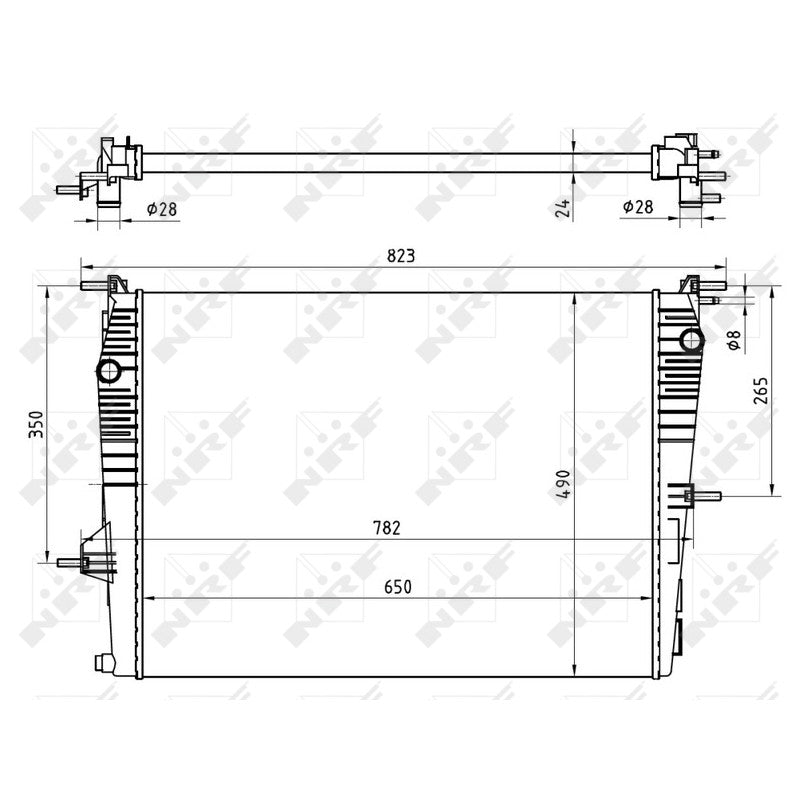 Radiator apa NRF 53965