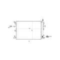 Radiator clima MTR 13054364