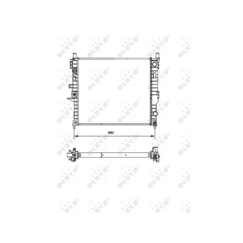 Radiator apa NRF 55335