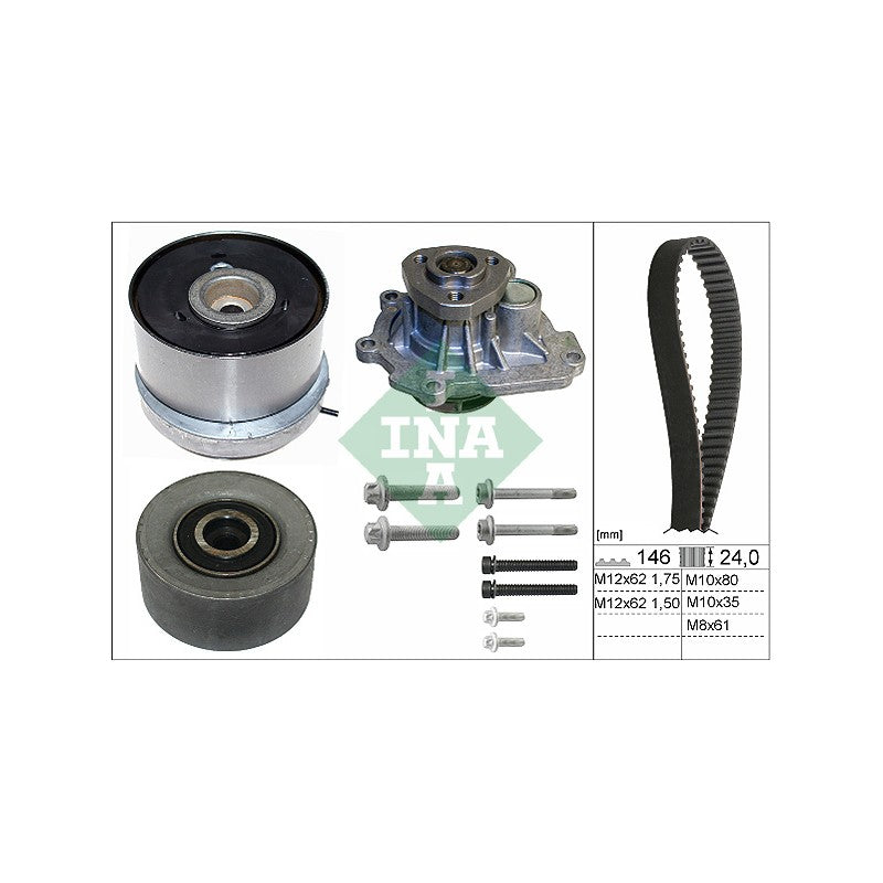 Kit distributie cu pompa apa INA 530 0724 30