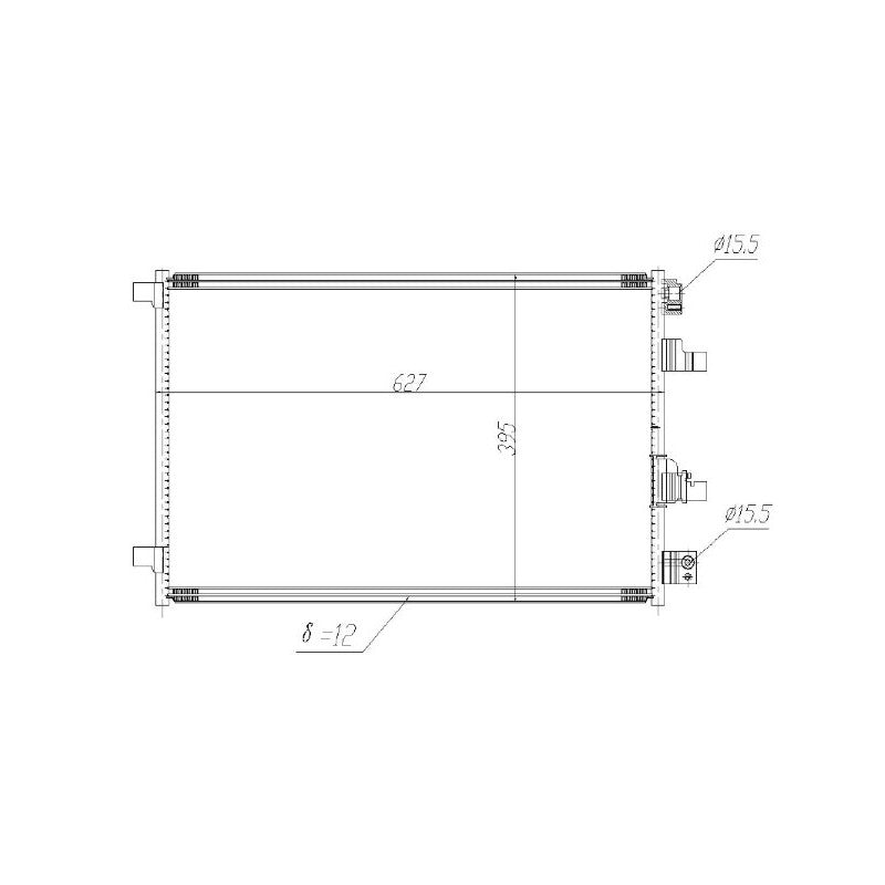 Radiator clima MTR 13054659