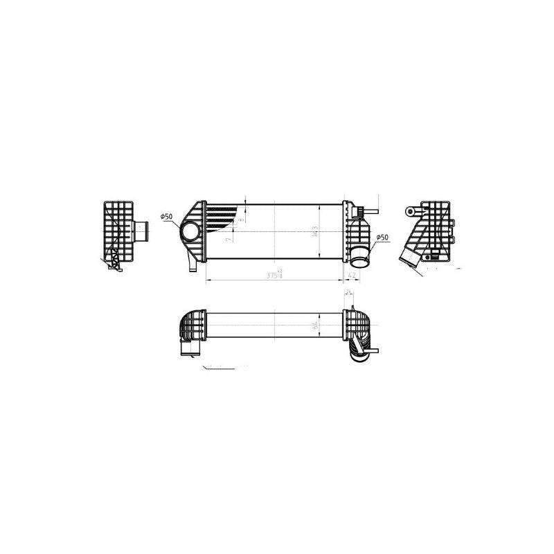 Intercooler MTR 13054361