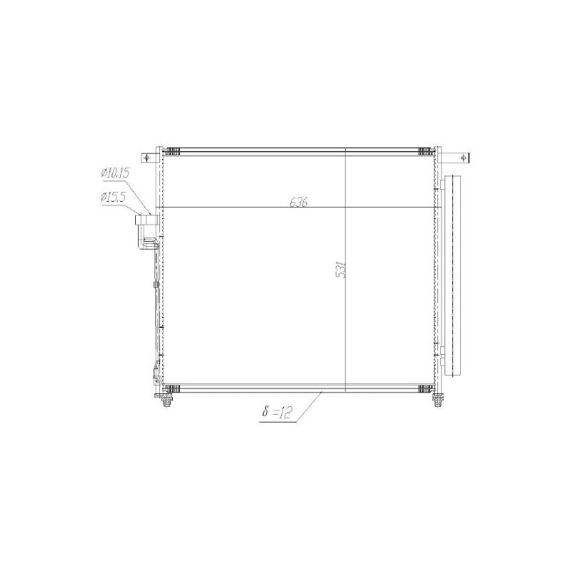 Radiator clima MTR 13054590