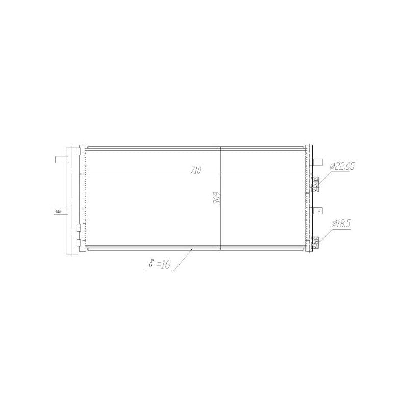 Radiator clima MTR 13054828