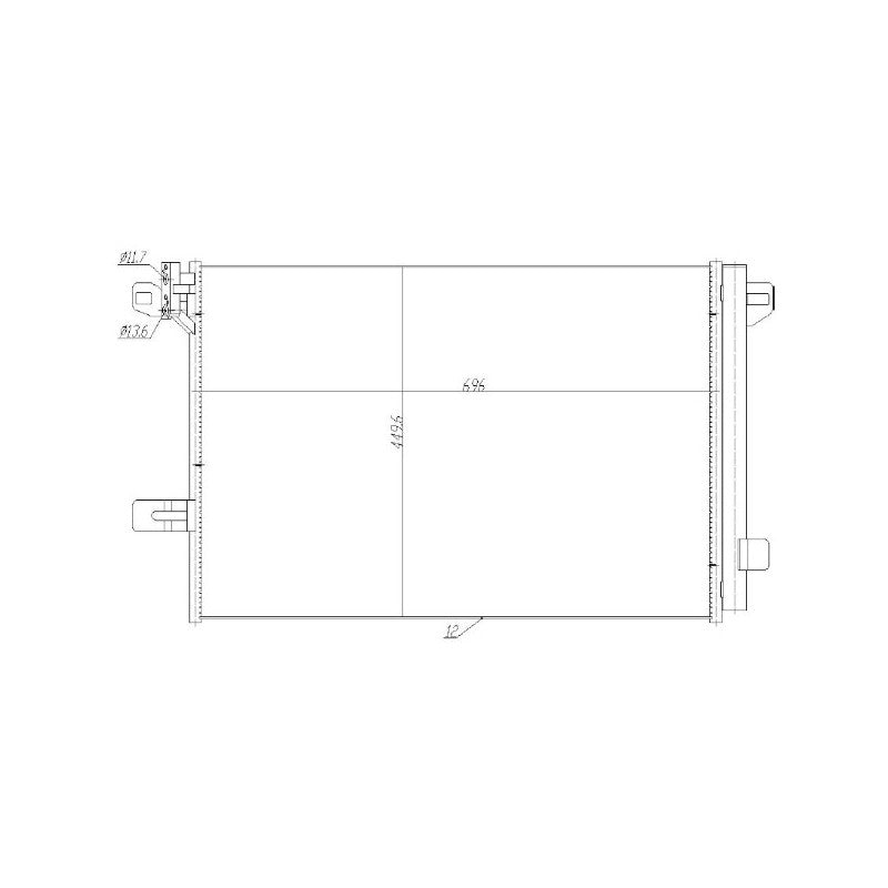 Radiator clima MTR 13054793