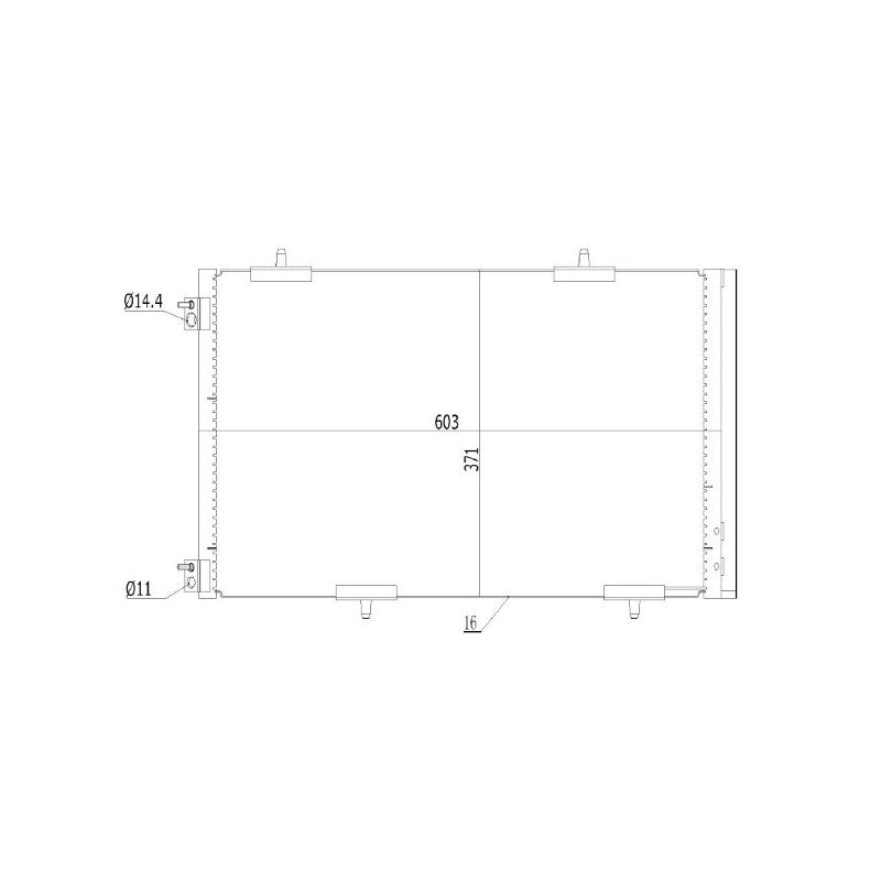 Radiator clima MTR 13054409