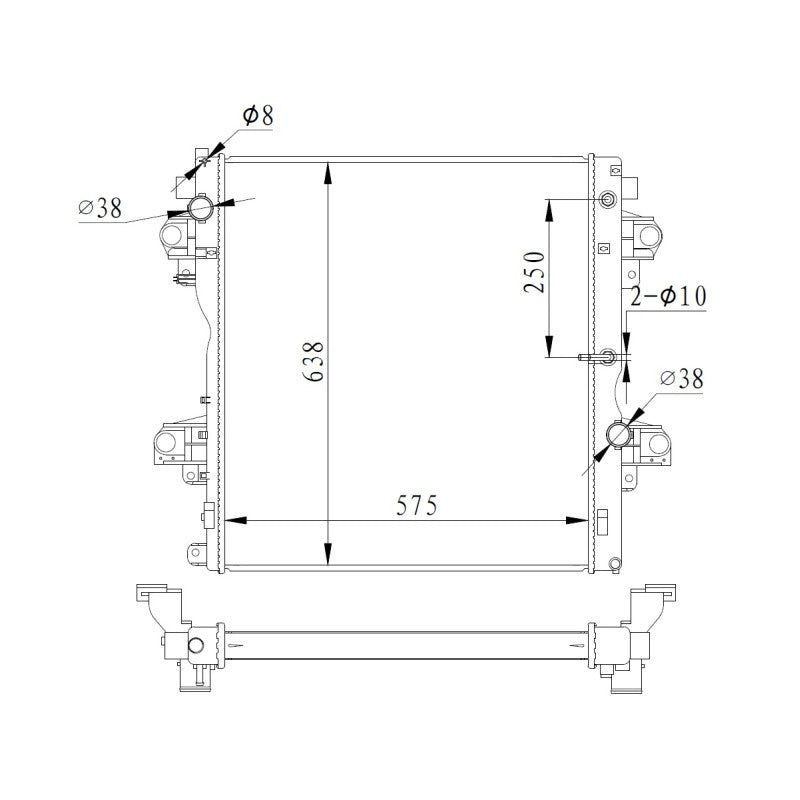 Radiator apa NRF 550018