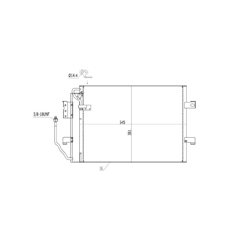 Radiator clima MTR 13054347