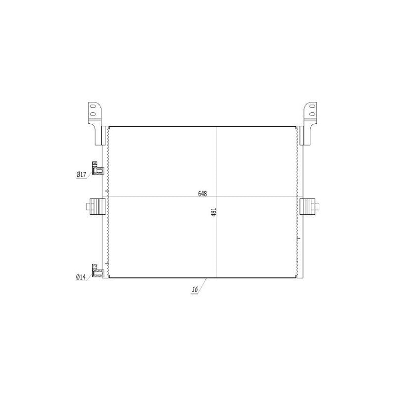 Radiator clima MTR 13054442