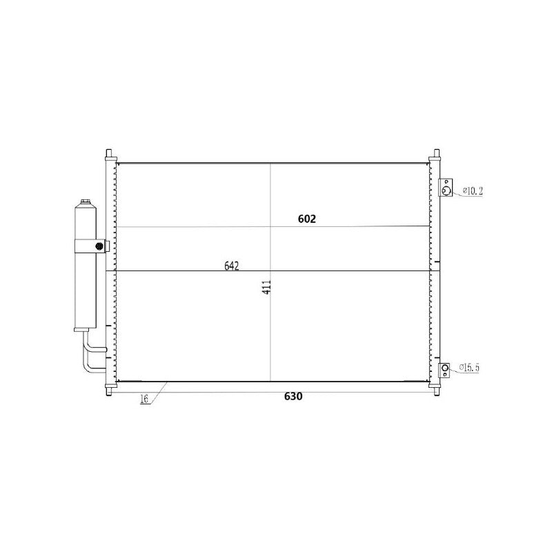 Radiator clima MTR 13054679
