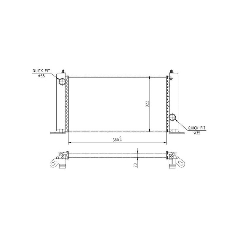 Radiator apa MTR 13054678