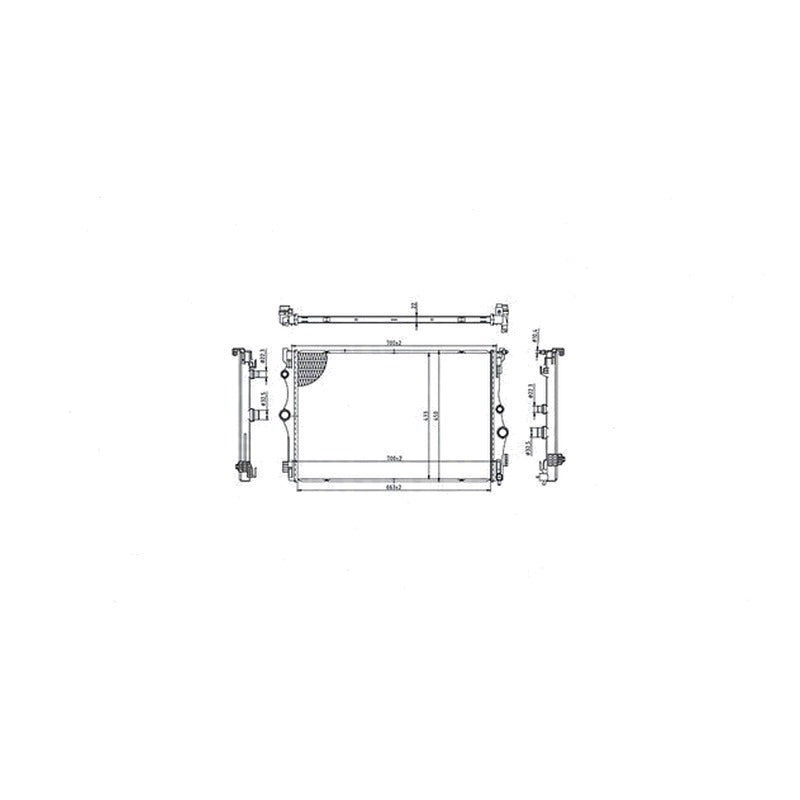 Radiator apa NRF 550354