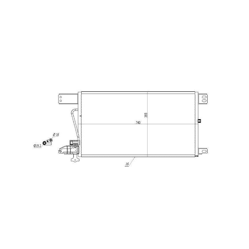 Radiator clima MTR 13054615