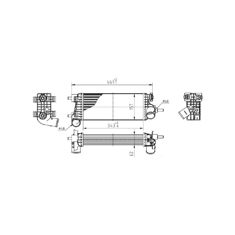 Intercooler MTR 13054666