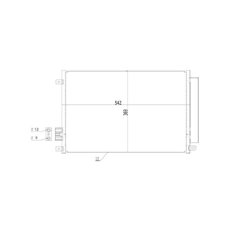 Radiator clima MTR 13054439