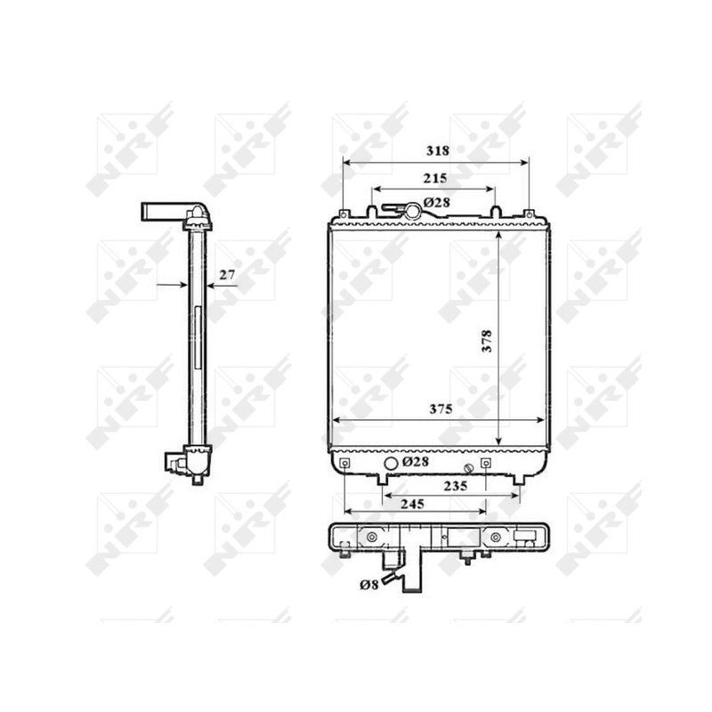 Radiator apa NRF 53825