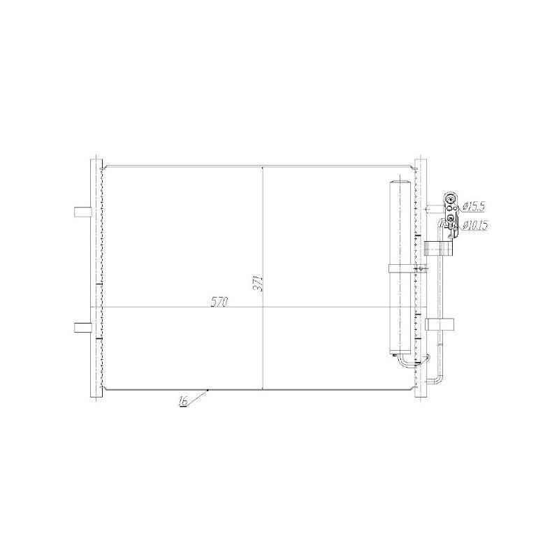 Radiator clima MTR 13054792