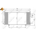 Radiator clima NRF 35855
