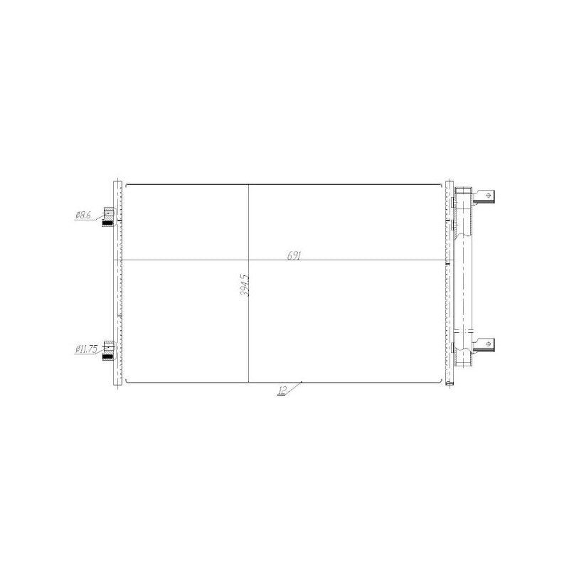 Radiator clima MTR 13054677