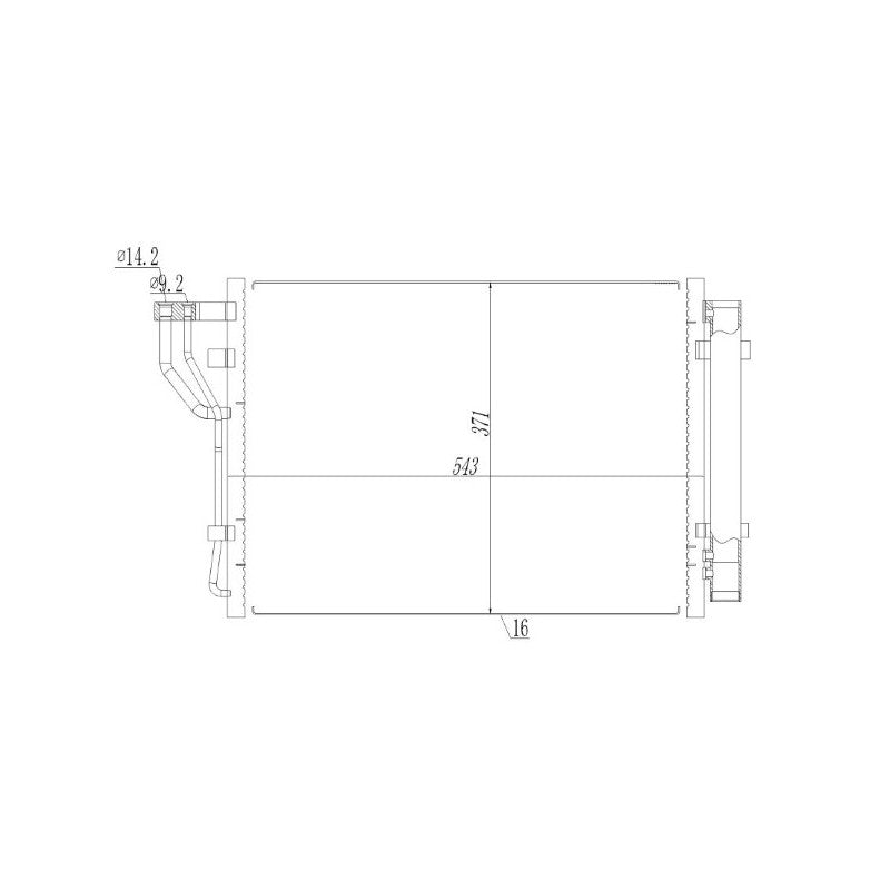 Radiator clima MTR 13054741
