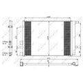Radiator clima NRF 350095