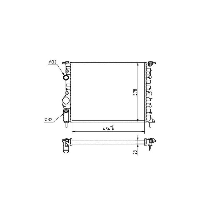Radiator apa MTR 13054637