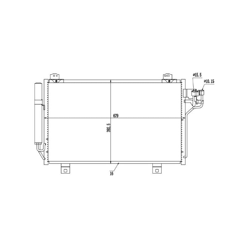Radiator clima MTR 13054845