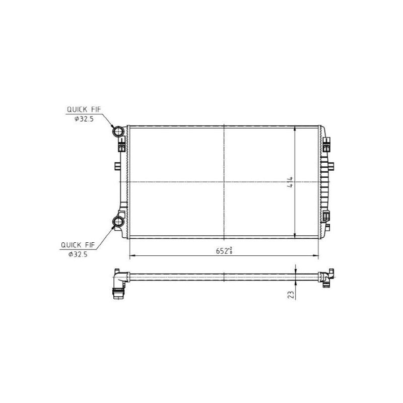 Radiator apa MTR 13054714