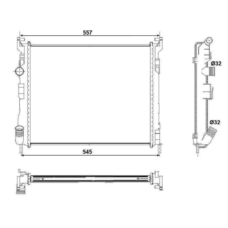 Radiator apa NRF 53032