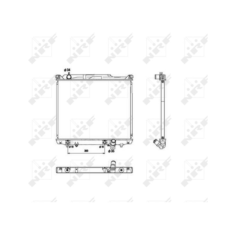 Radiator apa NRF 53576