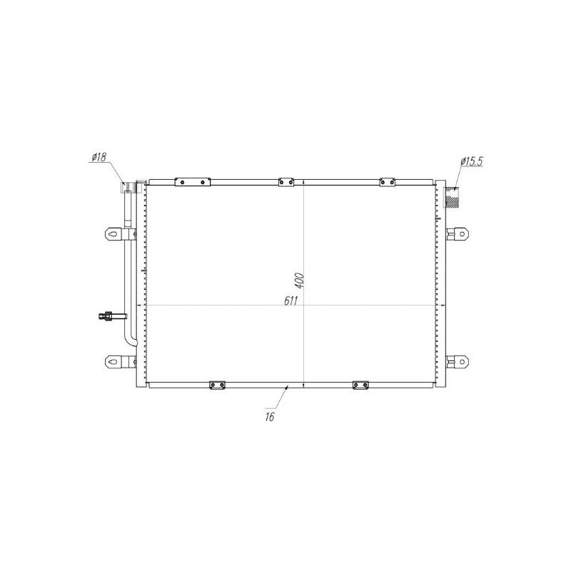 Radiator clima MTR 13054418