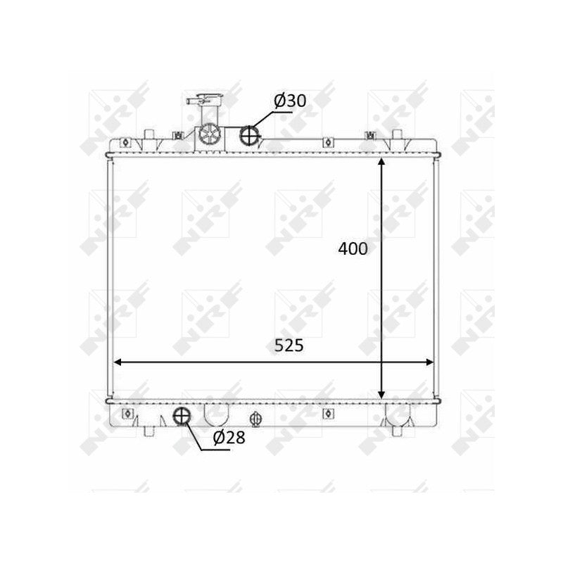 Radiator apa NRF 58397