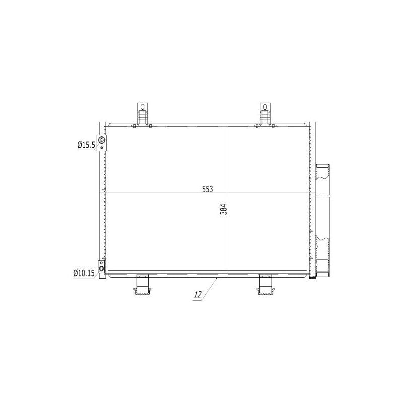 Radiator clima MTR 13054700