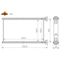 Radiator habitaclu NRF 54438