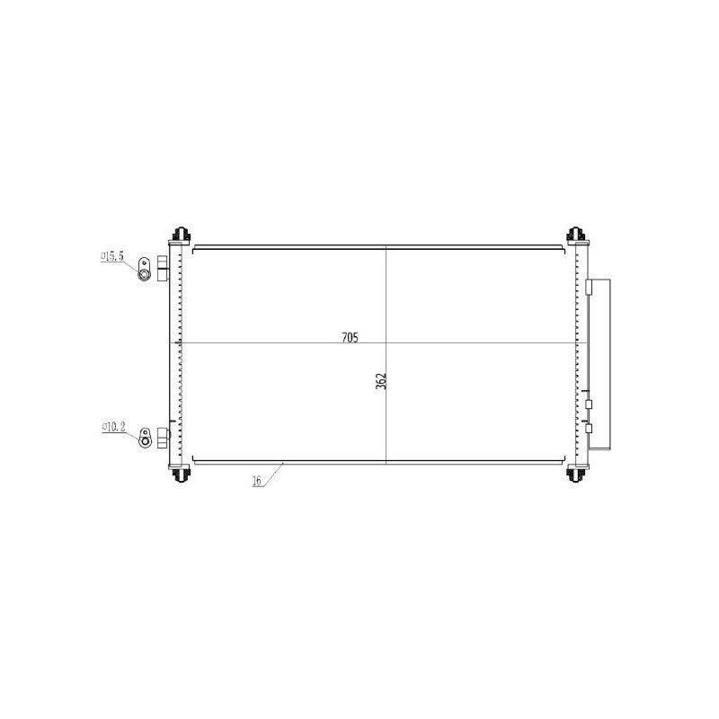 Radiator clima MTR 13054412