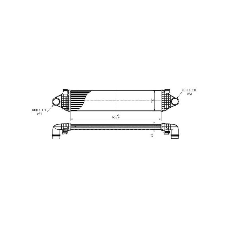 Intercooler MTR 13054373