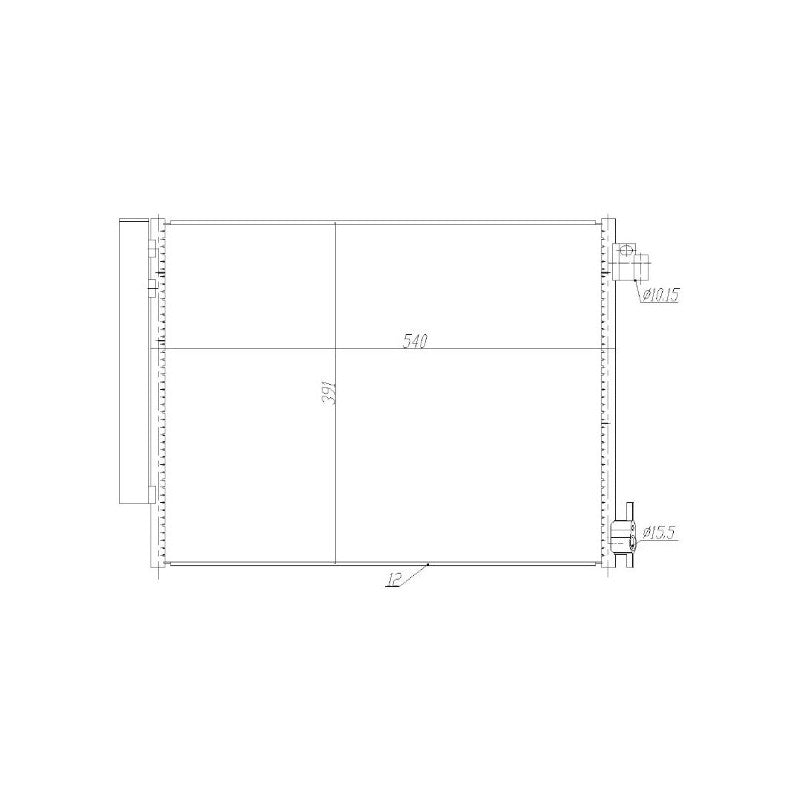 Radiator clima MTR 13054372