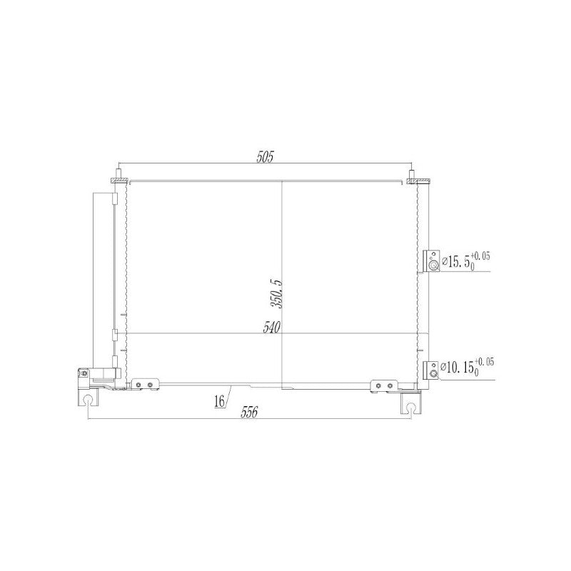 Radiator clima MTR 13054823
