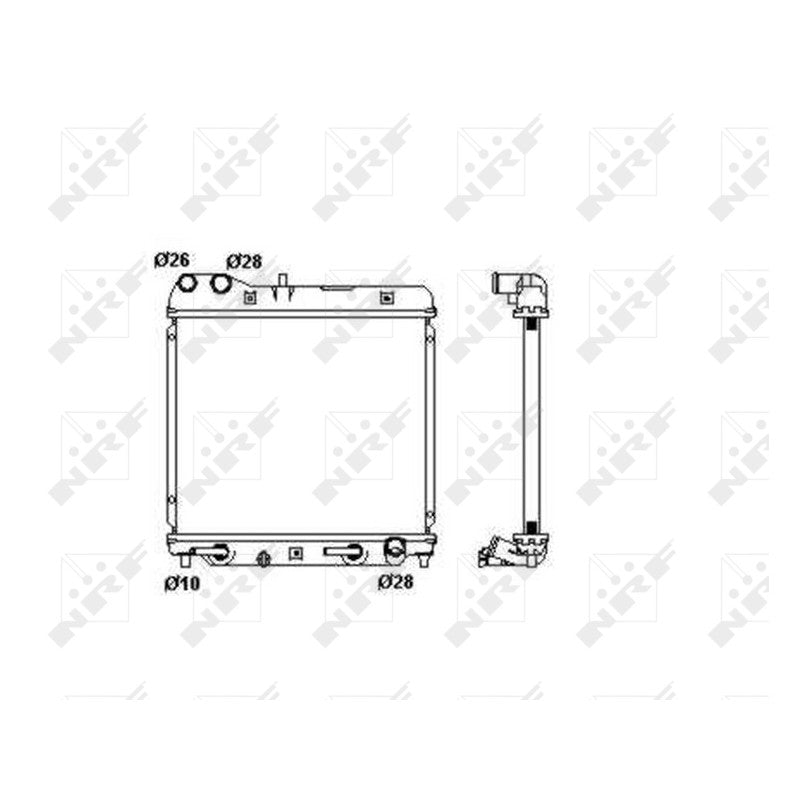 Radiator apa NRF 53408