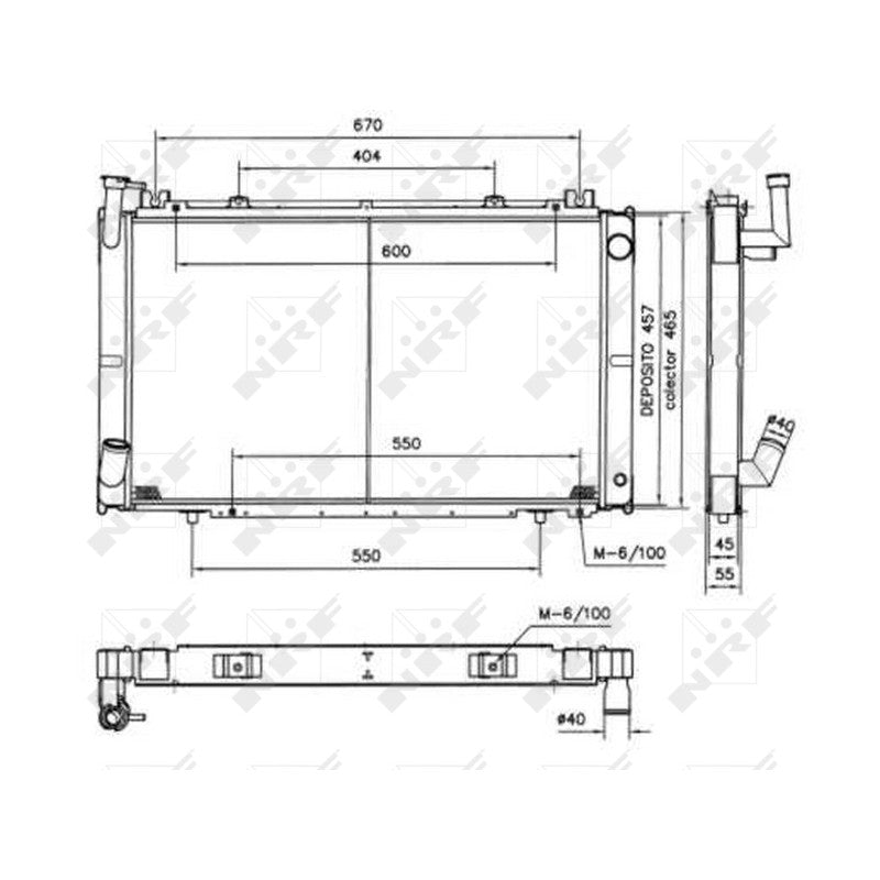 Radiator apa NRF 52154