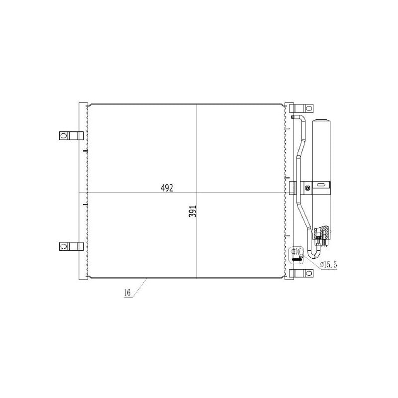 Radiator clima MTR 13054838