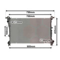 Radiator apa MTR 17012706