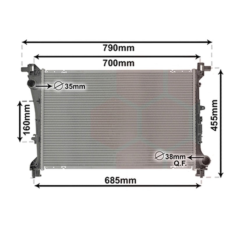 Radiator apa MTR 17012706